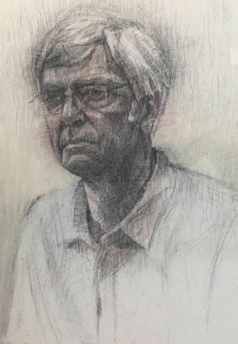 Portrait of Tom Courtenay by Gareth Reid