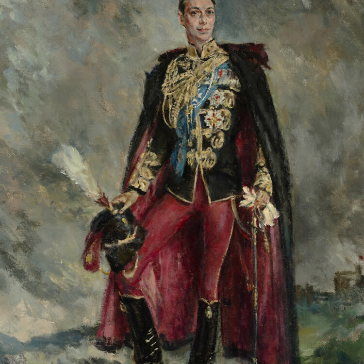 Simon Elwes - The Duke of York as Colonel in Chief of the Hussars, 1948