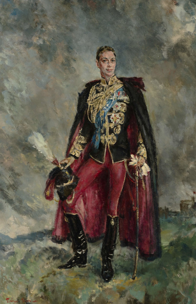 Simon Elwes - The Duke of York as Colonel in Chief of the Hussars, 1948