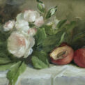 Susie Philipps - Plums and a Pink Rose