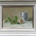12c, Pink Rose and a Mug, 10 x 13