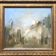 Philipps, Nicky - Abstract one, oil on canvas, 35 12 x 39 14 in, 90 x 99.5cm, £9,800